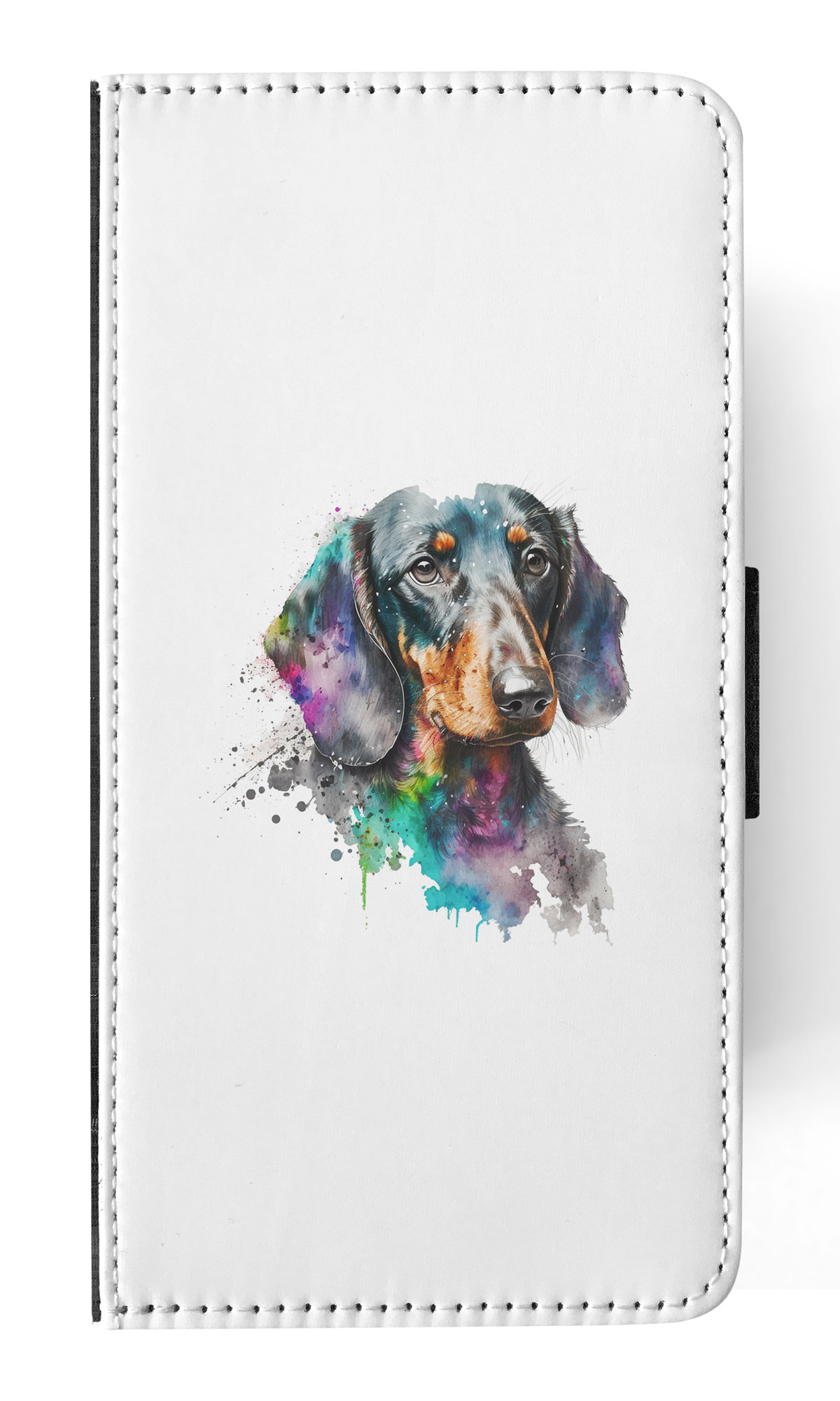 FLIP CASE FOR APPLE IPHONE|DACHSHUND DOG PUPPY CANINE WATERCOLOR ART #1 - Picture 19 of 64