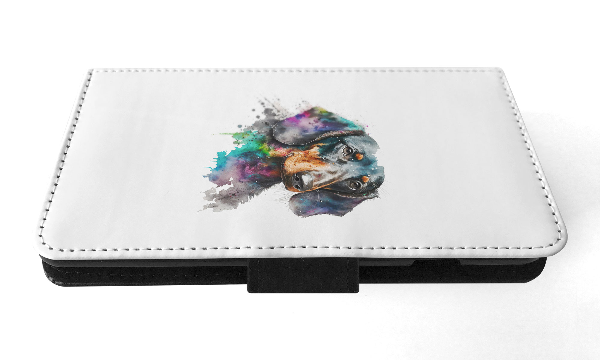 FLIP CASE FOR APPLE IPHONE|DACHSHUND DOG PUPPY CANINE WATERCOLOR ART #1 - Picture 20 of 64