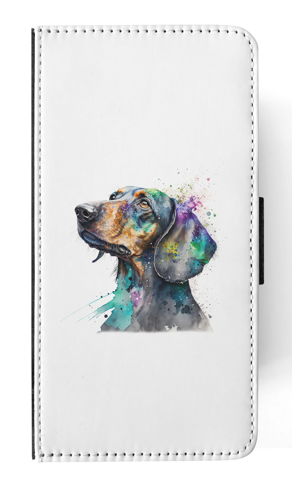 FLIP CASE FOR APPLE IPHONE|DACHSHUND DOG PUPPY CANINE WATERCOLOR ART #1 - Picture 26 of 64