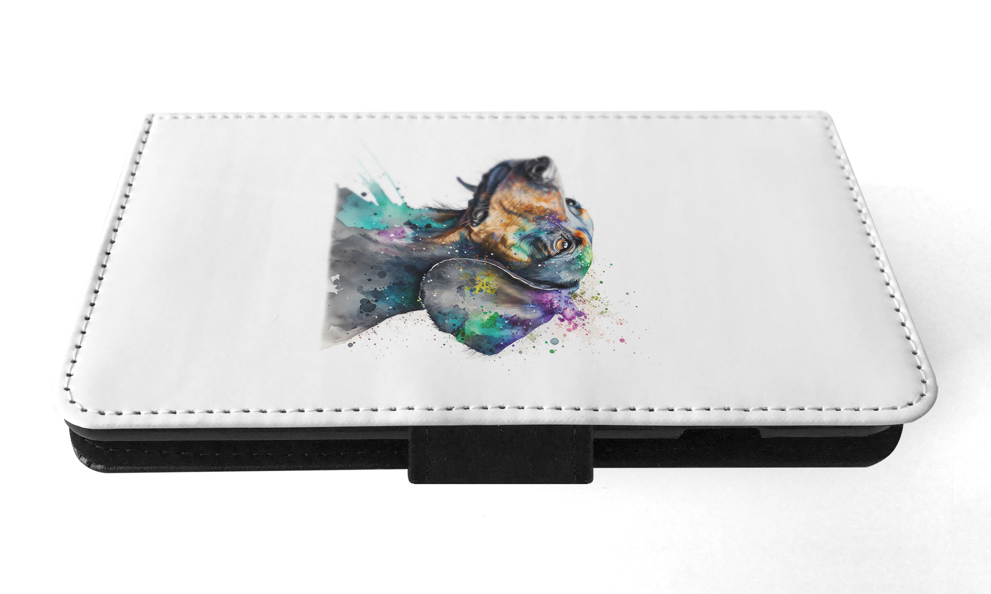FLIP CASE FOR APPLE IPHONE|DACHSHUND DOG PUPPY CANINE WATERCOLOR ART #1 - Picture 27 of 64