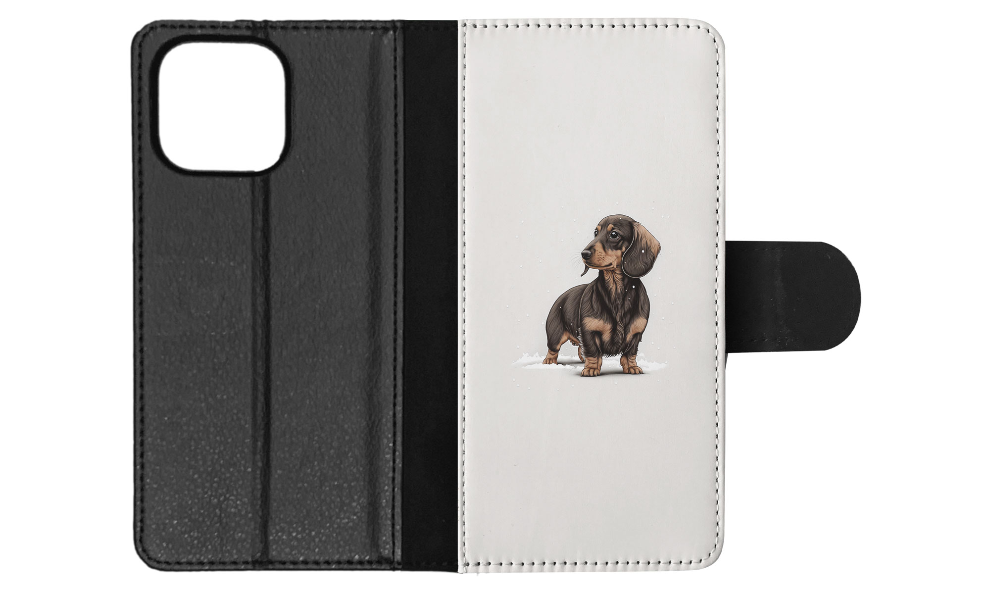 FLIP CASE FOR APPLE IPHONE|DACHSHUND DOG PUPPY CANINE WATERCOLOR ART #1 - Picture 56 of 64