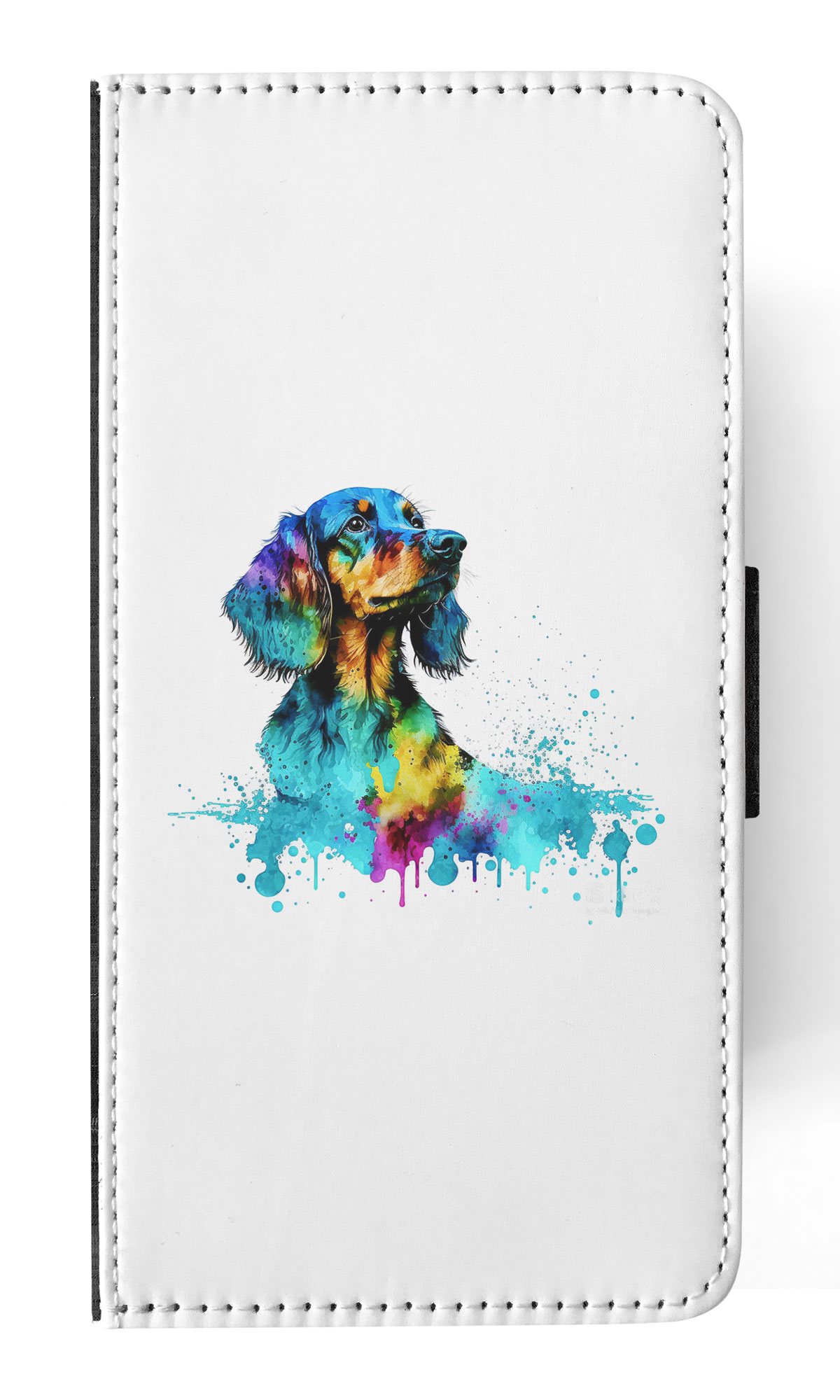 FLIP CASE FOR APPLE IPHONE|DACHSHUND DOG PUPPY CANINE WATERCOLOR ART #1 - Picture 61 of 64