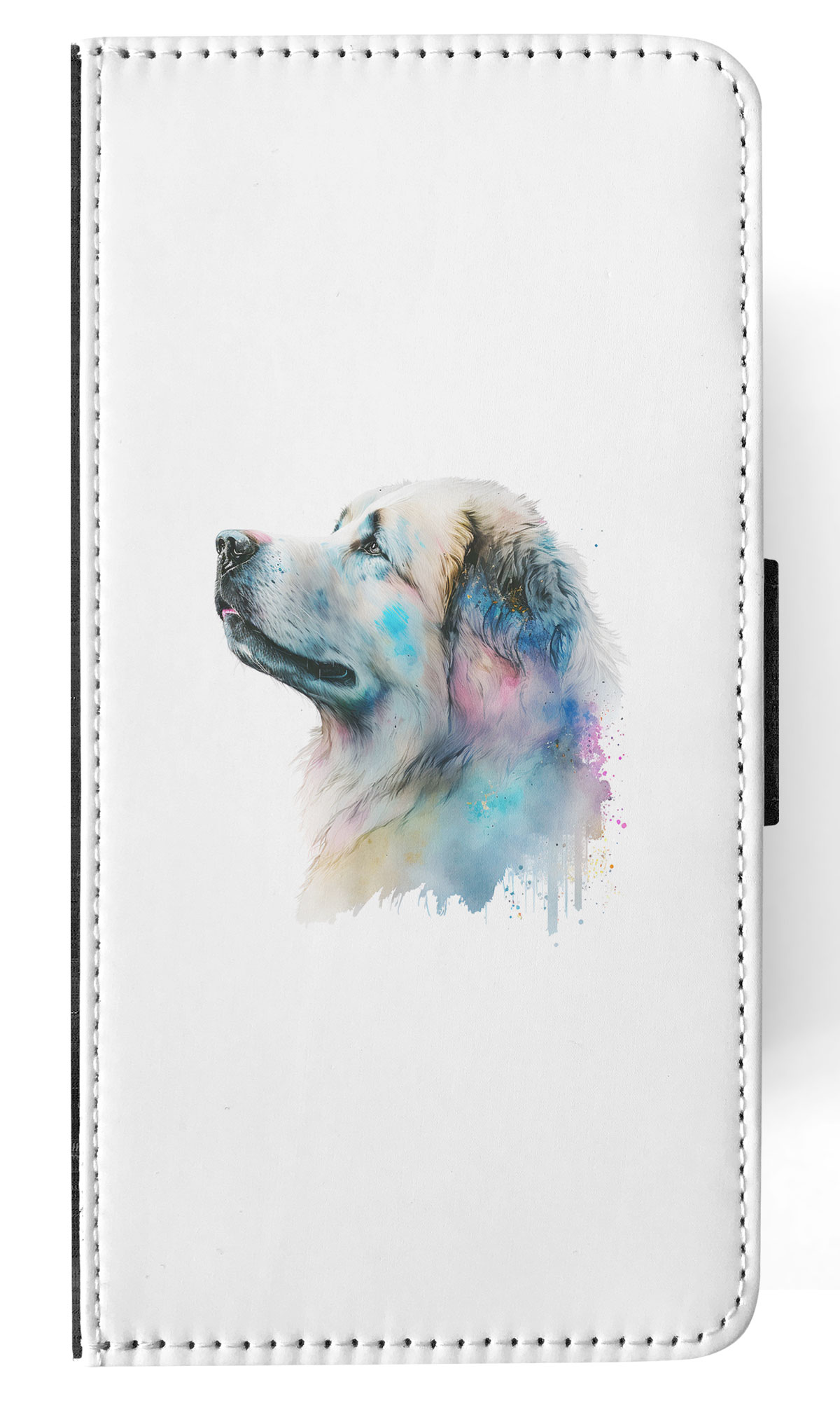FUNDA ABATIBLE PARA SAMSUNG GALAXY|PIRENAICO PERRO DE MONTAÑA CACHORRO ACUARELA ART #1 - Imagen 12 de 64