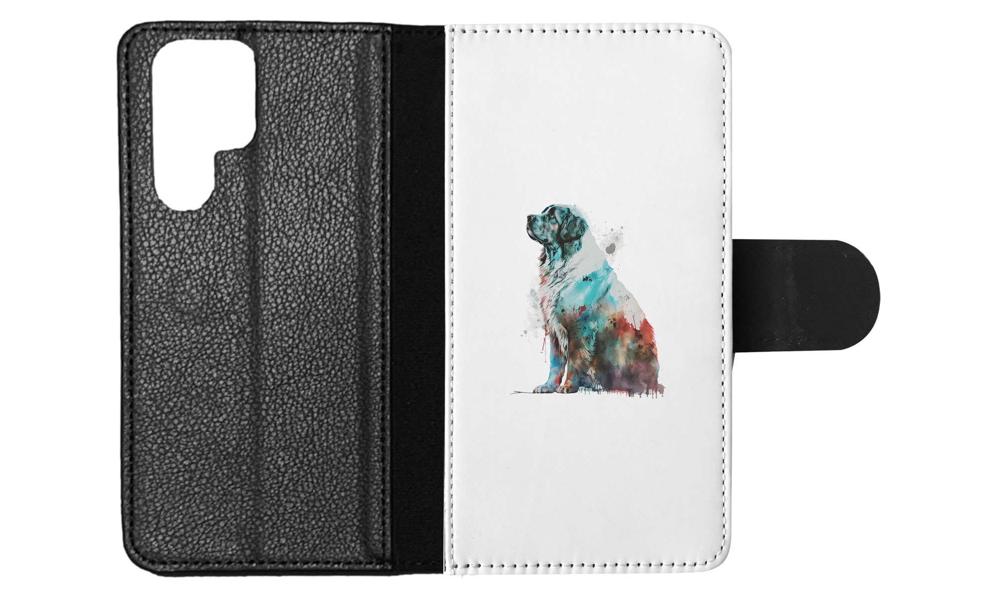 FUNDA ABATIBLE PARA SAMSUNG GALAXY|PIRENAICO PERRO DE MONTAÑA CACHORRO ACUARELA ART #1 - Imagen 21 de 64
