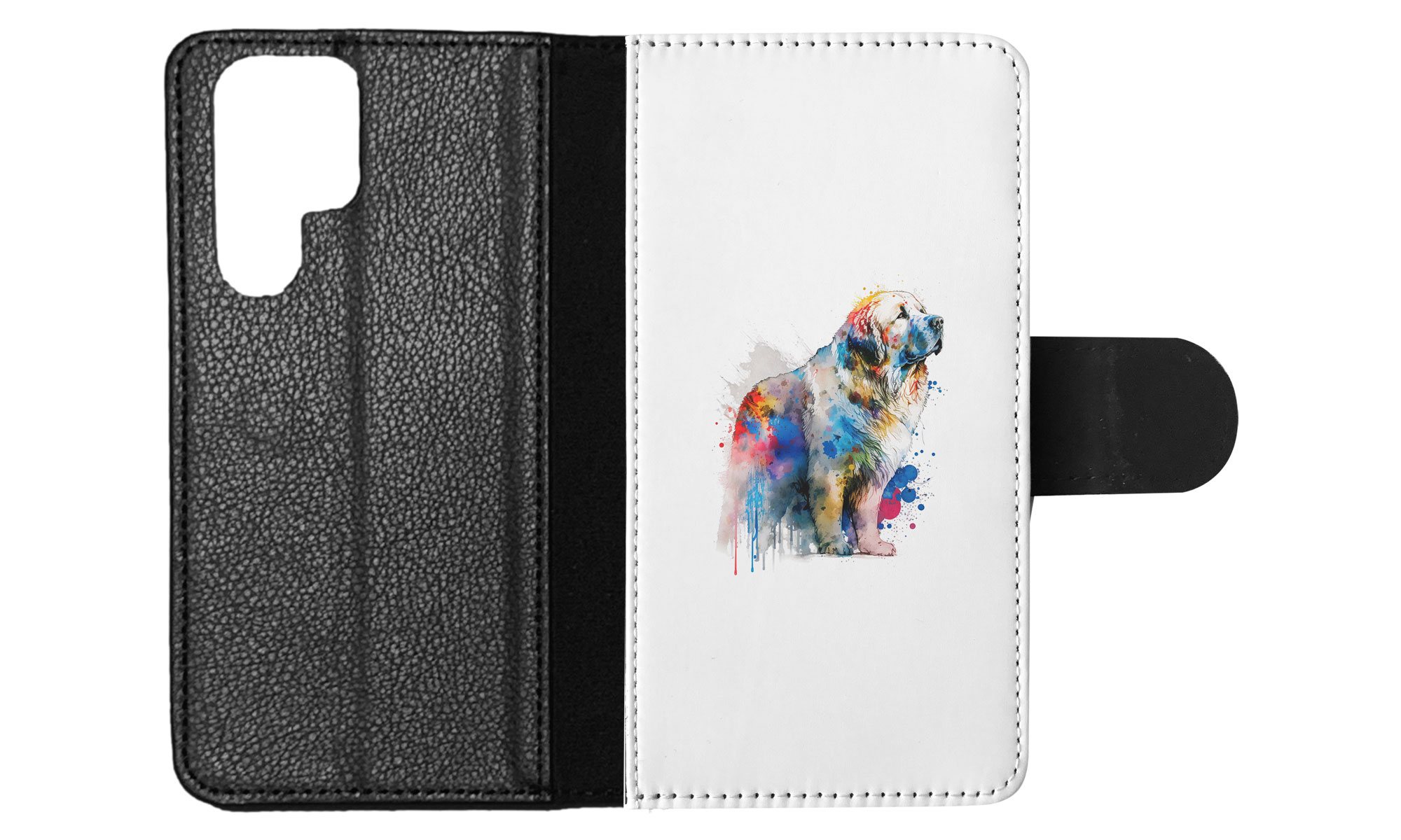 FUNDA ABATIBLE PARA SAMSUNG GALAXY|PIRENAICO PERRO DE MONTAÑA CACHORRO ACUARELA ART #1 - Imagen 28 de 64
