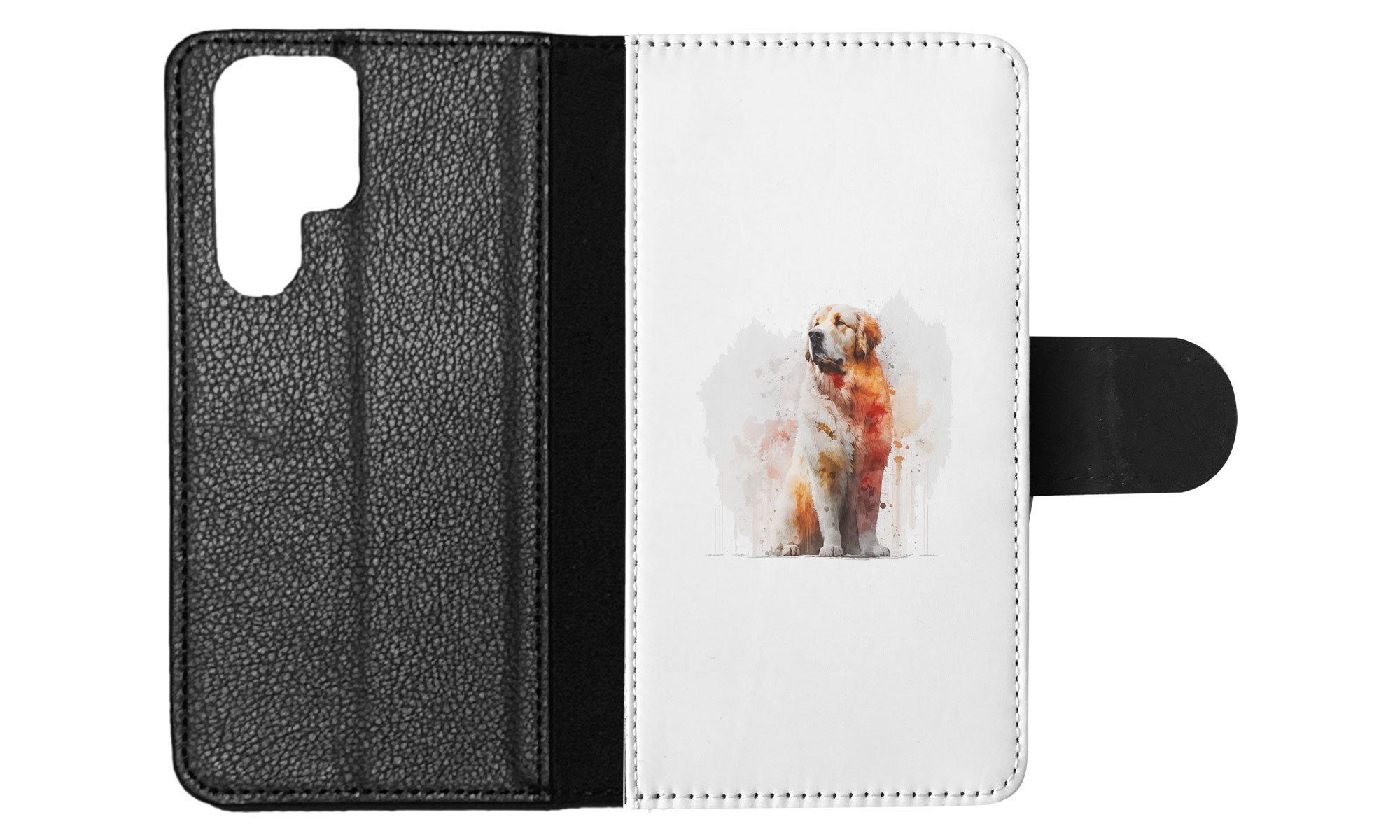 FUNDA ABATIBLE PARA SAMSUNG GALAXY|PIRENAICO PERRO DE MONTAÑA CACHORRO ACUARELA ART #1 - Imagen 35 de 64