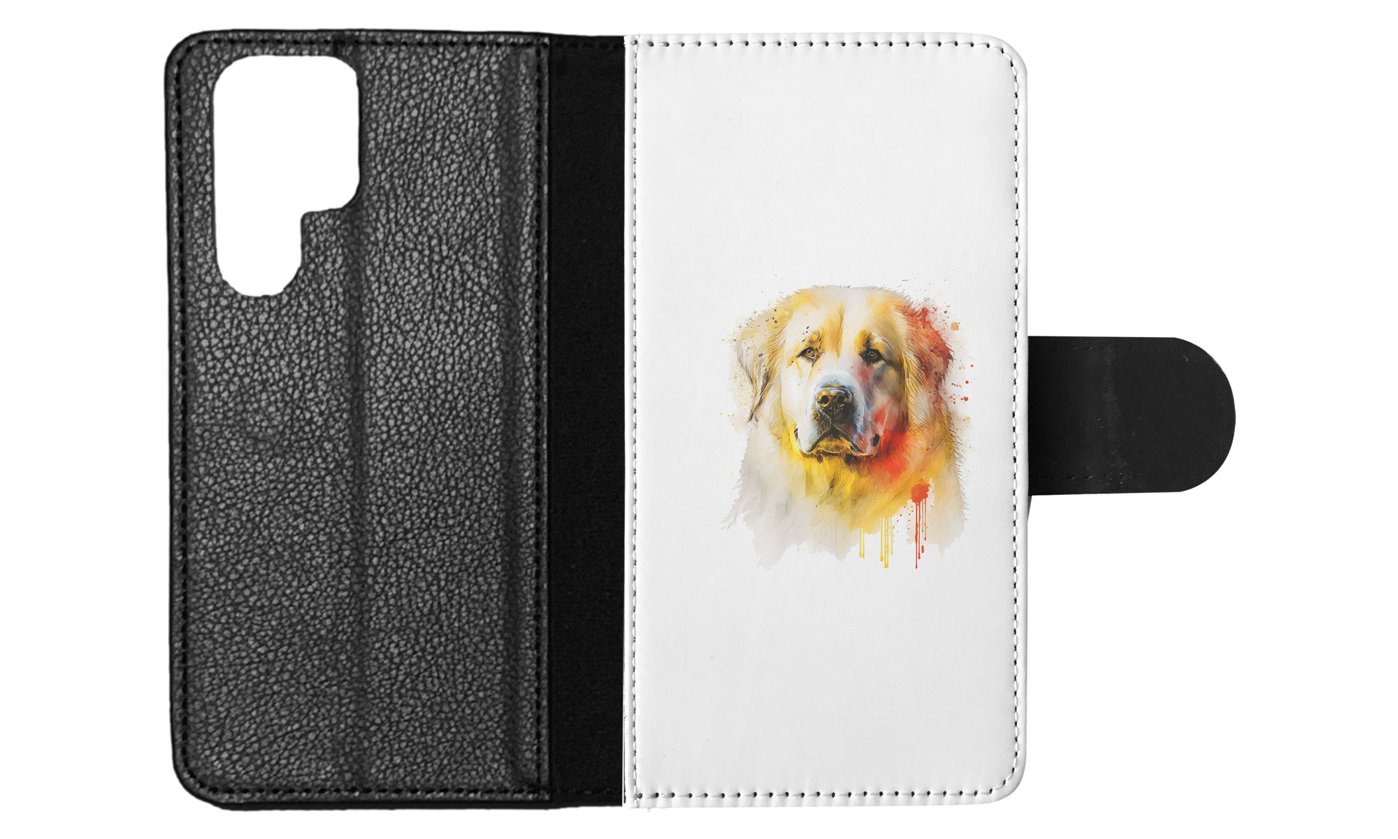FUNDA ABATIBLE PARA SAMSUNG GALAXY|PIRENAICO PERRO DE MONTAÑA CACHORRO ACUARELA ART #1 - Imagen 42 de 64