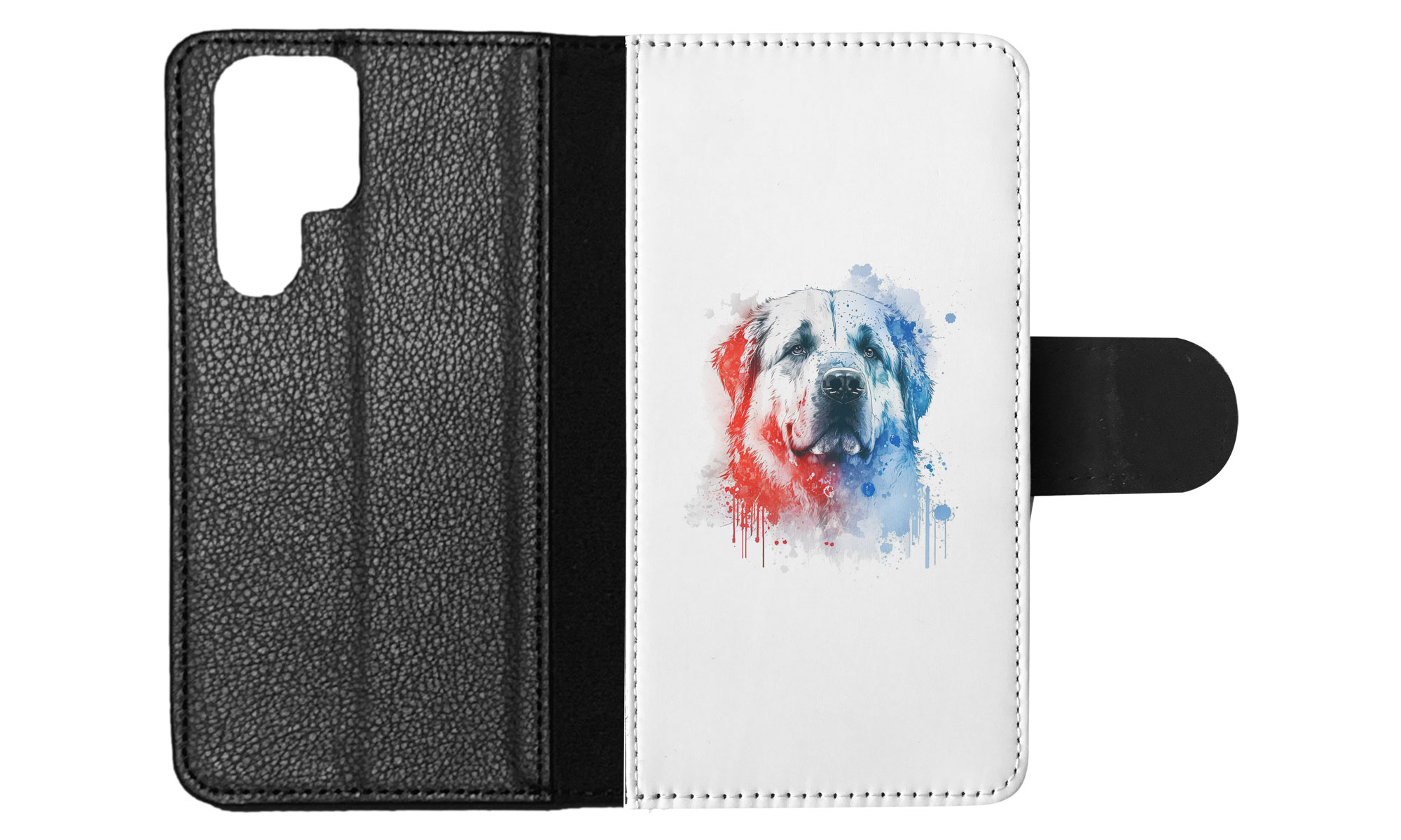 FUNDA ABATIBLE PARA SAMSUNG GALAXY|PIRENAICO PERRO DE MONTAÑA CACHORRO ACUARELA ART #1 - Imagen 49 de 64