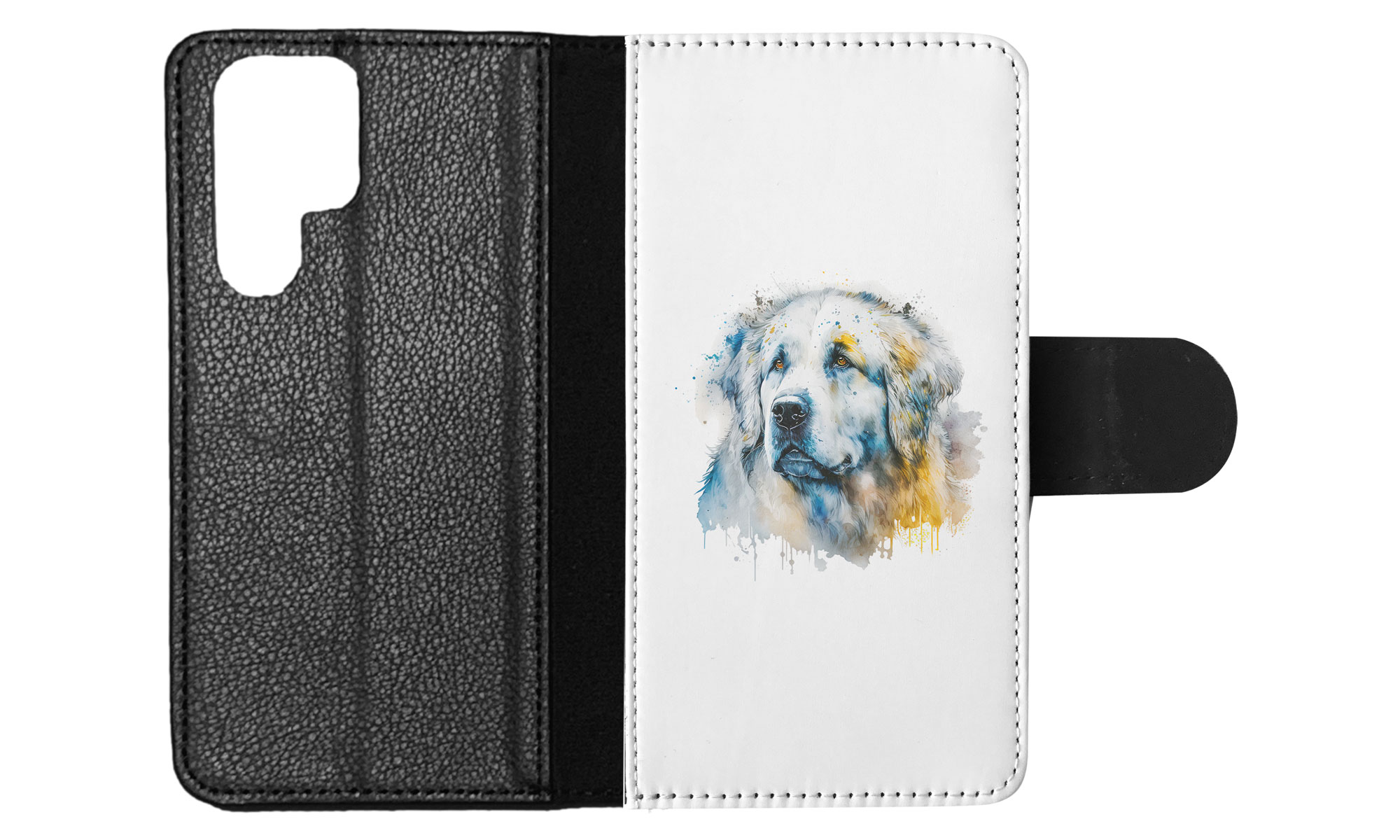 FUNDA ABATIBLE PARA SAMSUNG GALAXY|PIRENAICO PERRO DE MONTAÑA CACHORRO ACUARELA ART #1 - Imagen 56 de 64