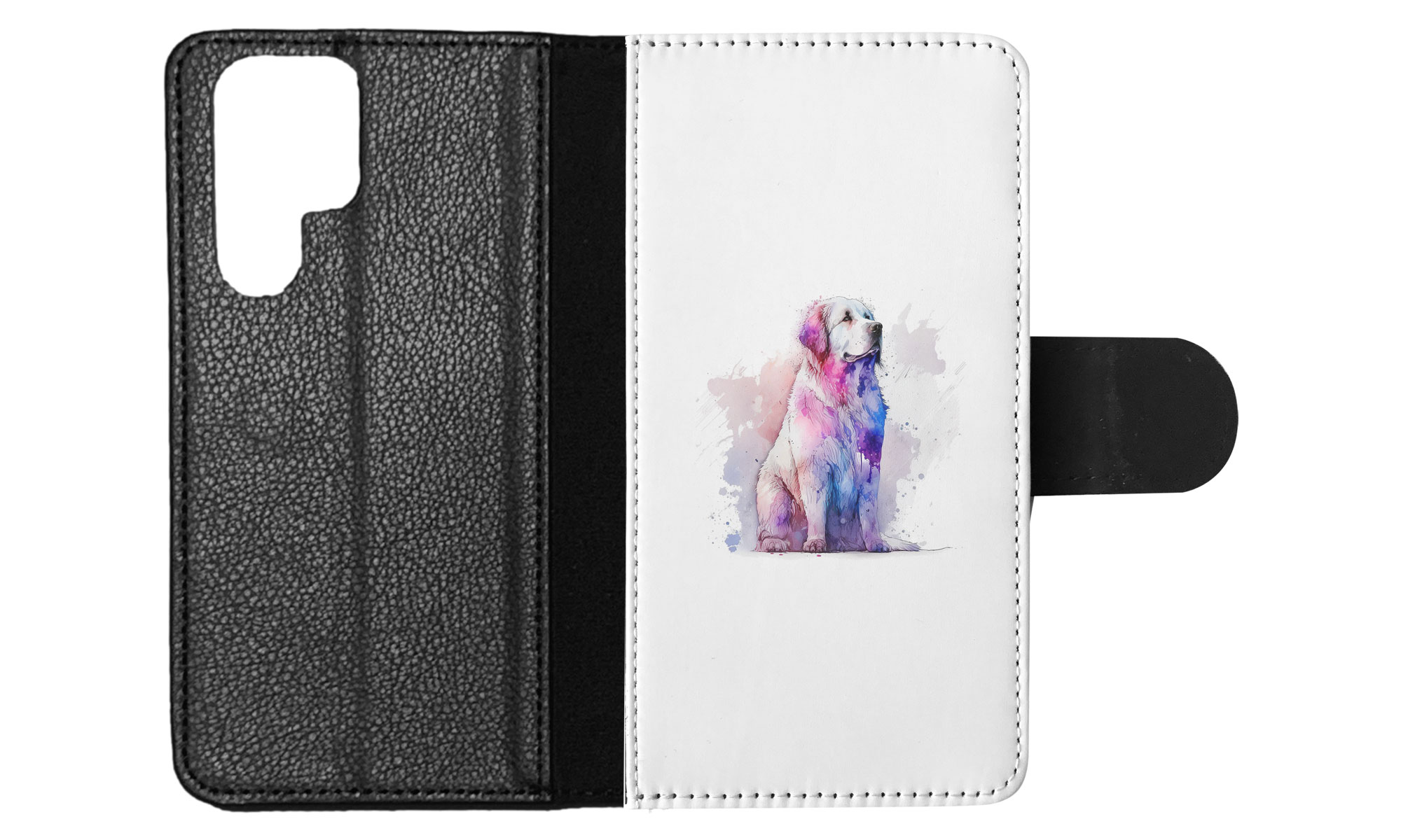 FUNDA ABATIBLE PARA SAMSUNG GALAXY|PIRENAICO PERRO DE MONTAÑA CACHORRO ACUARELA ART #1 - Imagen 63 de 64