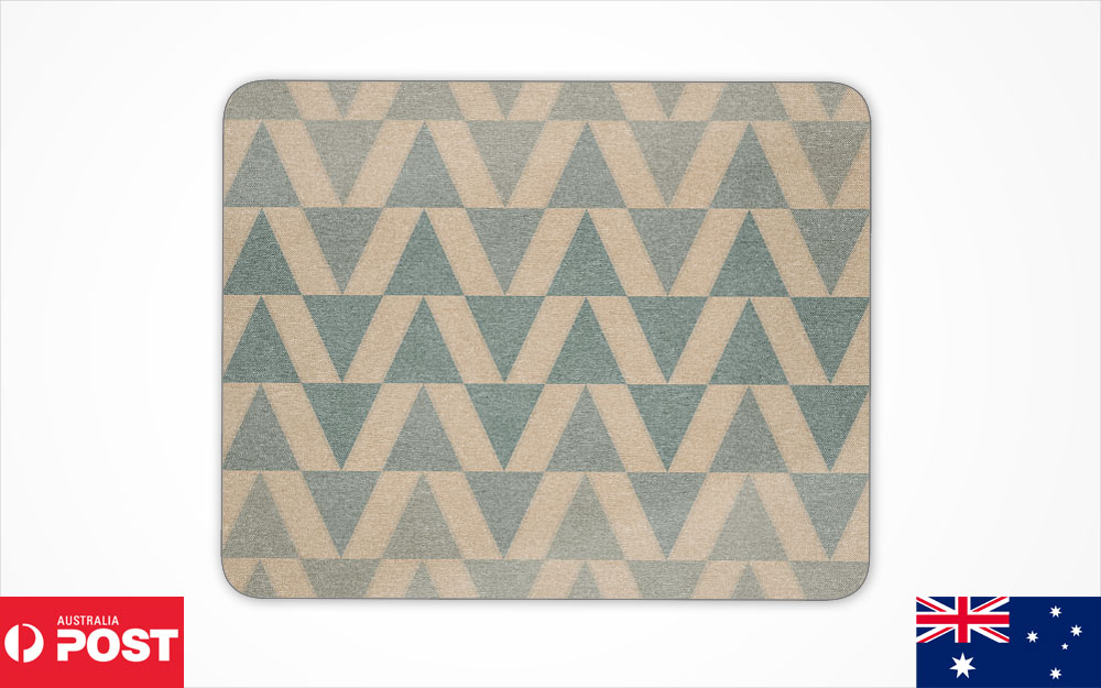 MOUSE PAD DESK MAT ANTI-SLIP|COLORFUL GEOMETRIC TRIANGLE TRIANGLUAR PATTERN #2 - Picture 20 of 28