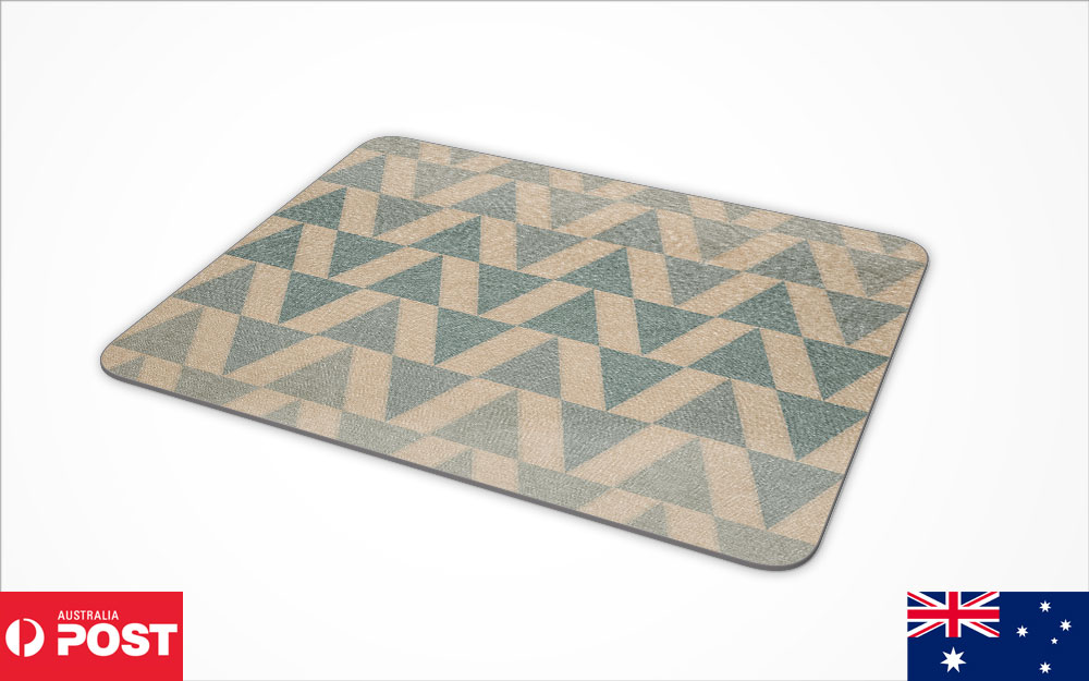 MOUSE PAD DESK MAT ANTI-SLIP|COLORFUL GEOMETRIC TRIANGLE TRIANGLUAR PATTERN #2 - Picture 22 of 28