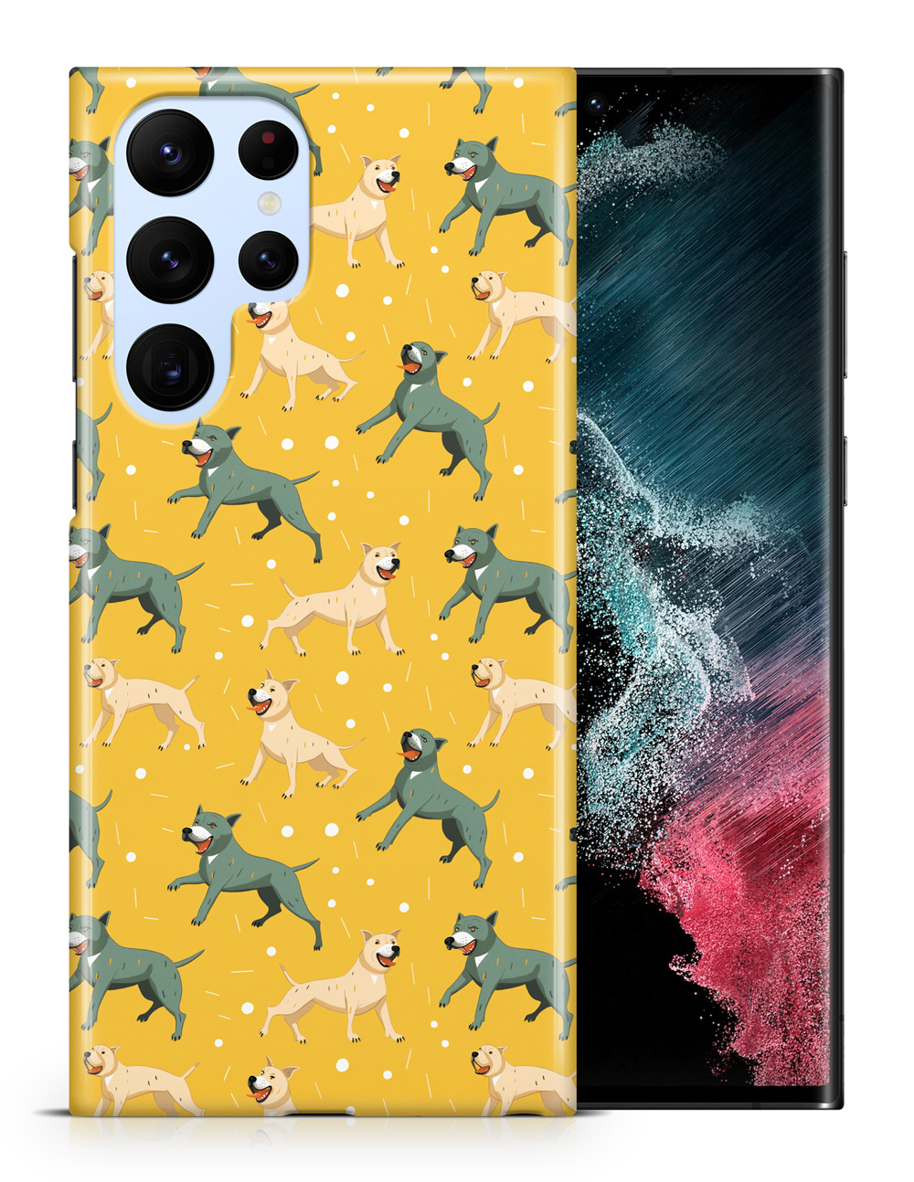 FUNDA FUNDA PARA SAMSUNG GALAXY|AMERICAN STAFFORDSHIRE TERRIER PATRÓN PERRO #A2 - Imagen 6 de 20