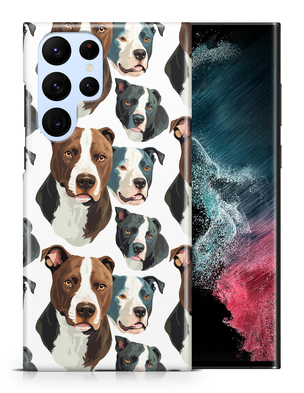 FUNDA FUNDA PARA SAMSUNG GALAXY|AMERICAN STAFFORDSHIRE TERRIER PATRÓN PERRO #A2 - Imagen 12 de 20