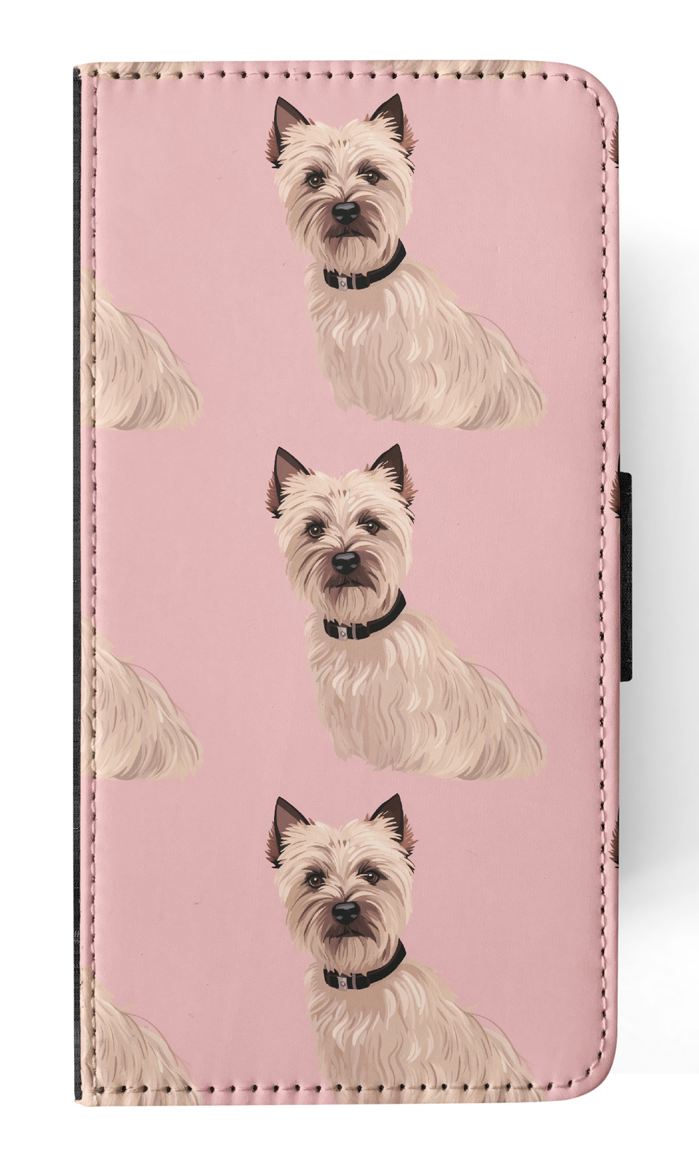 FLIP CASE FOR APPLE IPHONE|CUTE CAIRN TERRIER PUPPY DOG CANINE PATTERN #A1 - Picture 19 of 41