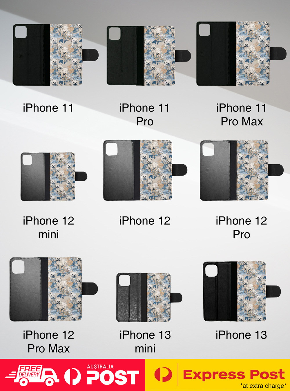 FLIP CASE FOR APPLE IPHONE|CUTE CAIRN TERRIER PUPPY DOG CANINE PATTERN #A1 - Picture 7 of 41