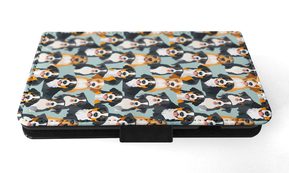 FLIP CASE FOR SAMSUNG GALAXY|CUTE GREATER SWISS MOUNTAIN DOG PUPPY PATTERN #A1 - Picture 18 of 36