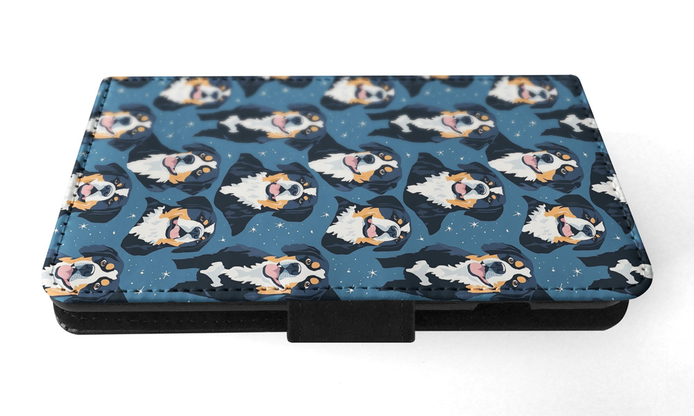 FLIP CASE FOR SAMSUNG GALAXY|CUTE GREATER SWISS MOUNTAIN DOG PUPPY PATTERN #A1 - Picture 25 of 36
