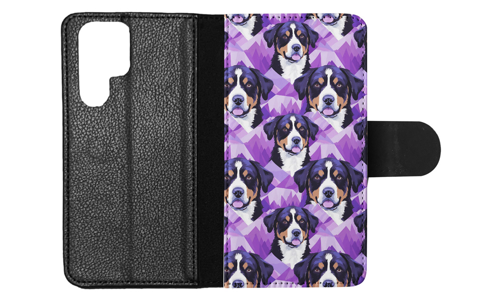 FLIP CASE FOR SAMSUNG GALAXY|CUTE GREATER SWISS MOUNTAIN DOG PUPPY PATTERN #A1 - Picture 33 of 36