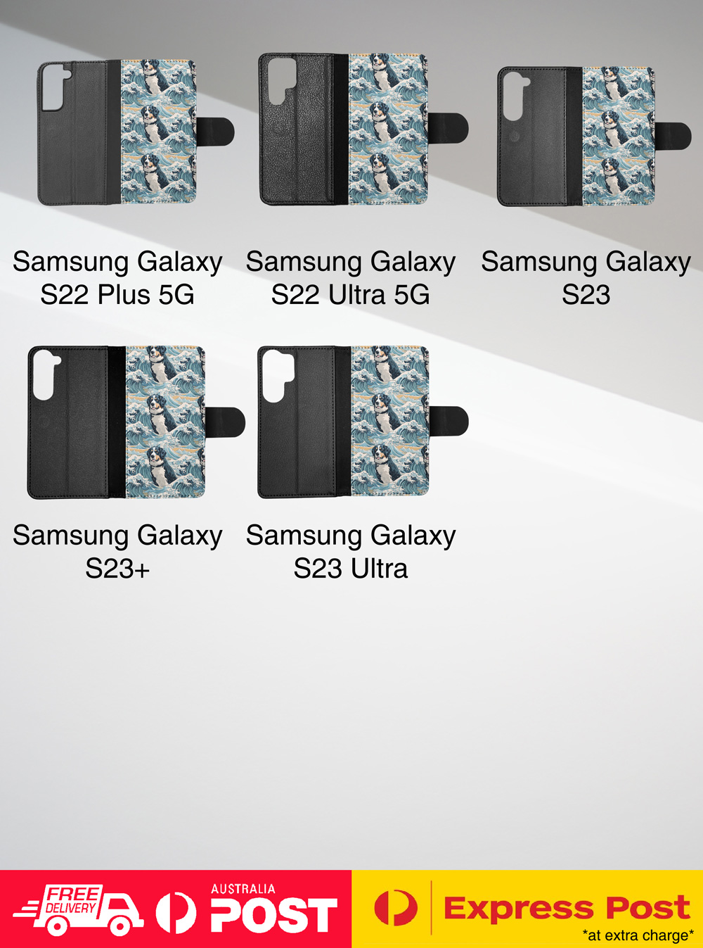 FLIP CASE FOR SAMSUNG GALAXY|CUTE GREATER SWISS MOUNTAIN DOG PUPPY PATTERN #A1 - Picture 15 of 36