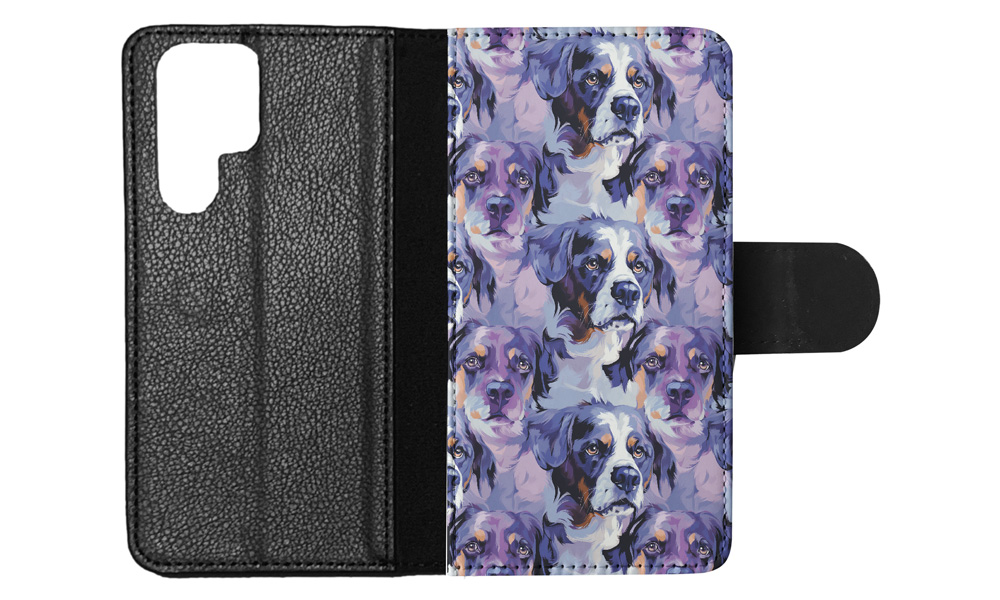 FLIP CASE FOR SAMSUNG GALAXY|CUTE GREATER SWISS MOUNTAIN DOG PUPPY PATTERN #A2 - Picture 12 of 36
