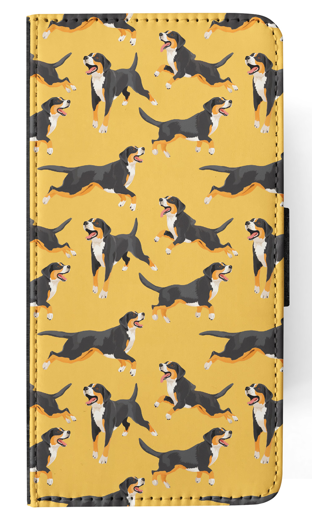 FLIP CASE FOR SAMSUNG GALAXY|CUTE GREATER SWISS MOUNTAIN DOG PUPPY PATTERN #A2 - Picture 17 of 36