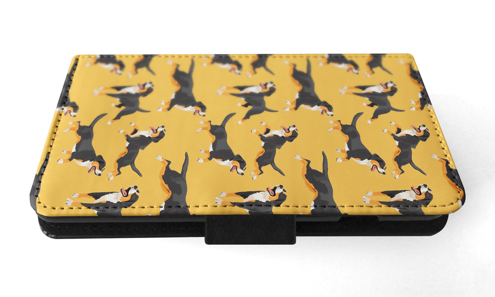 FLIP CASE FOR SAMSUNG GALAXY|CUTE GREATER SWISS MOUNTAIN DOG PUPPY PATTERN #A2 - Picture 18 of 36