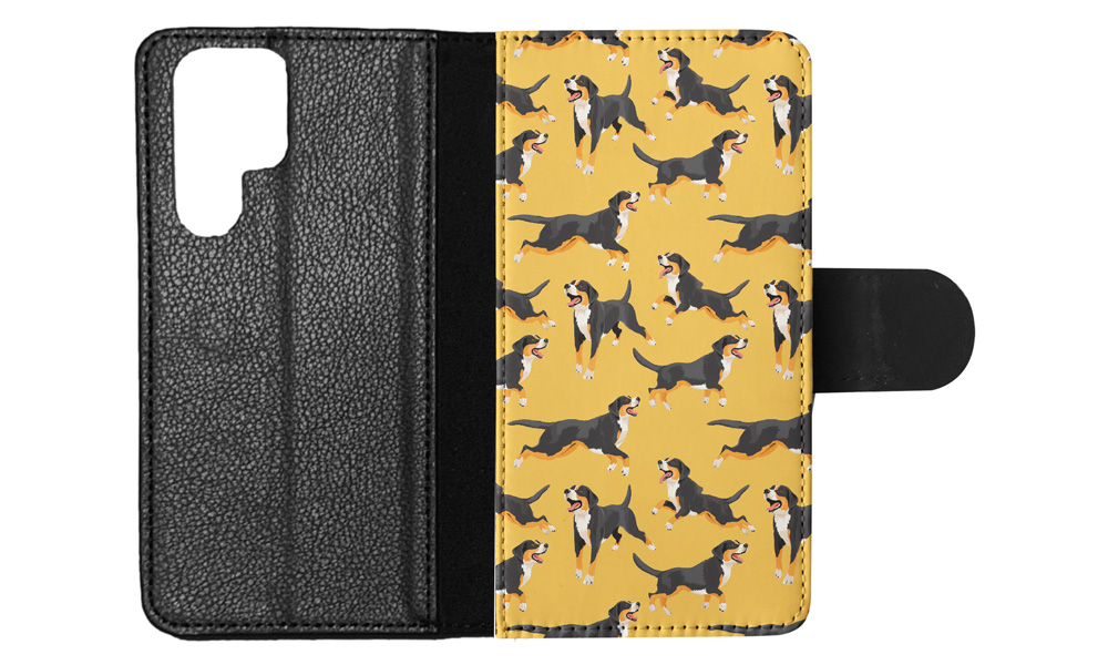 FLIP CASE FOR SAMSUNG GALAXY|CUTE GREATER SWISS MOUNTAIN DOG PUPPY PATTERN #A2 - Picture 19 of 36