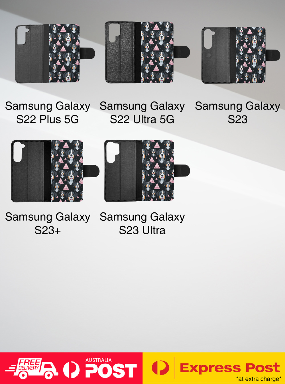 FLIP CASE FOR SAMSUNG GALAXY|CUTE GREATER SWISS MOUNTAIN DOG PUPPY PATTERN #A2 - Picture 8 of 36