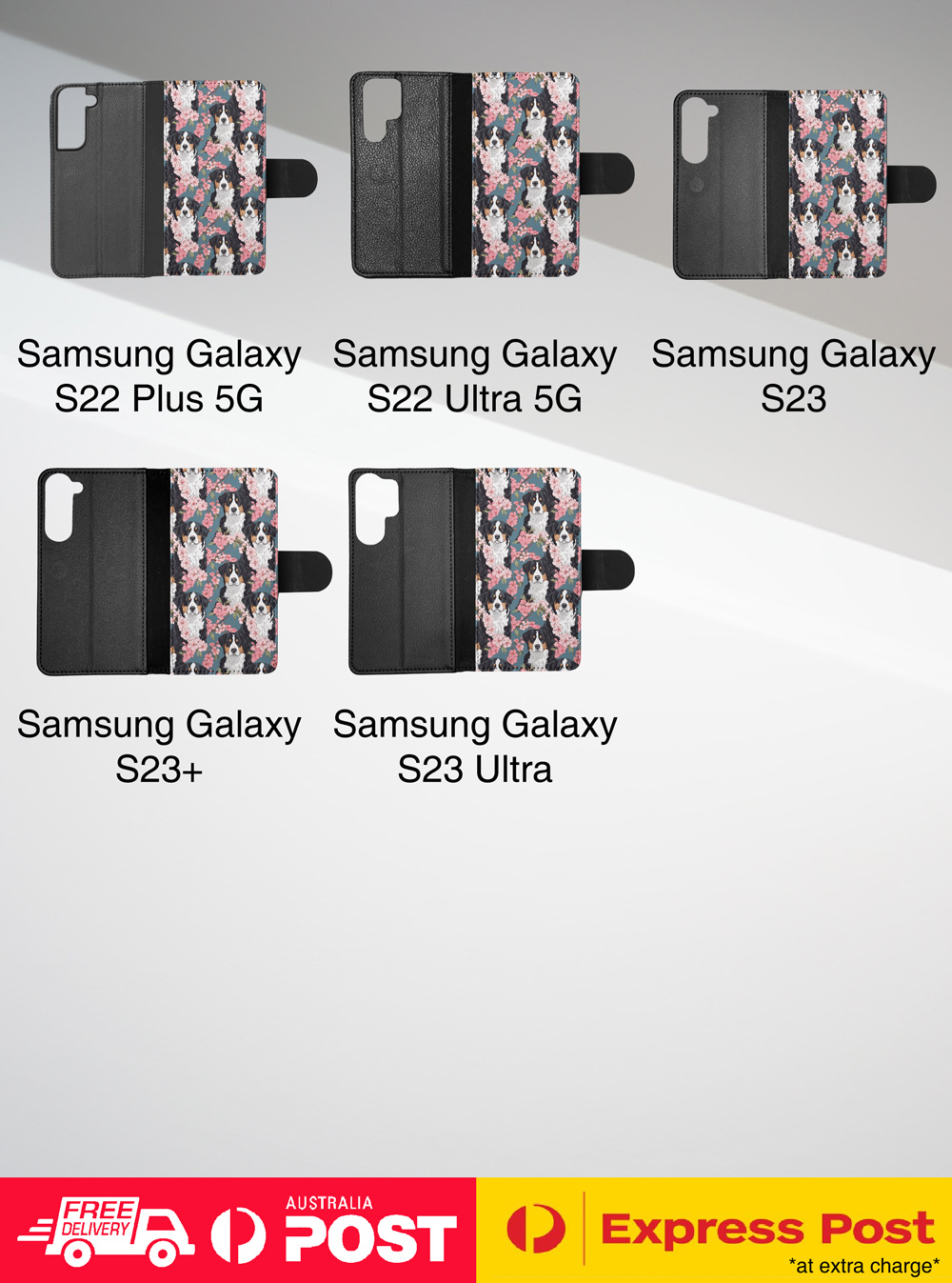 FLIP CASE FOR SAMSUNG GALAXY|CUTE GREATER SWISS MOUNTAIN DOG PUPPY PATTERN #A2 - Picture 36 of 36