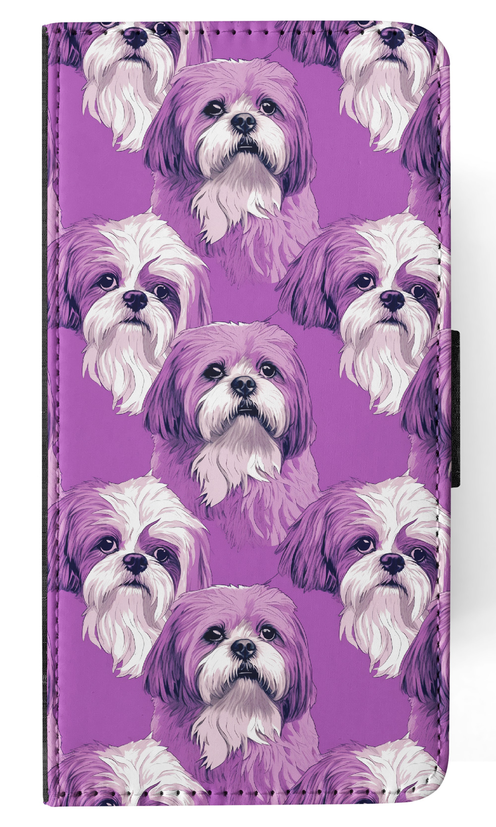 FLIP CASE FOR SAMSUNG GALAXY|LHASA APSO PUPPY DOG PATTERN #A1 - Picture 3 of 36