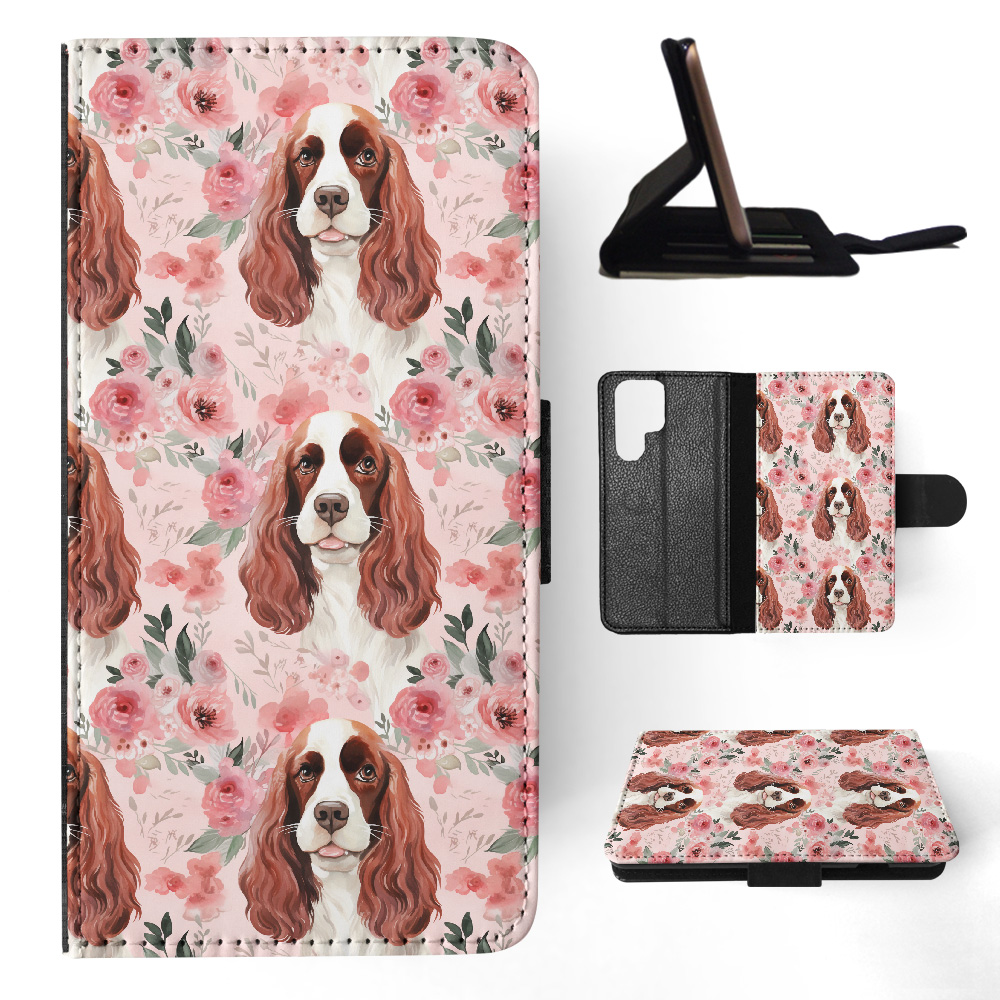 FUNDA ABATIBLE PARA SAMSUNG GALAXY|SPRINGER SPANIEL INGLÉS PATRÓN PERRO CACHORRO #A1 - Imagen 23 de 36