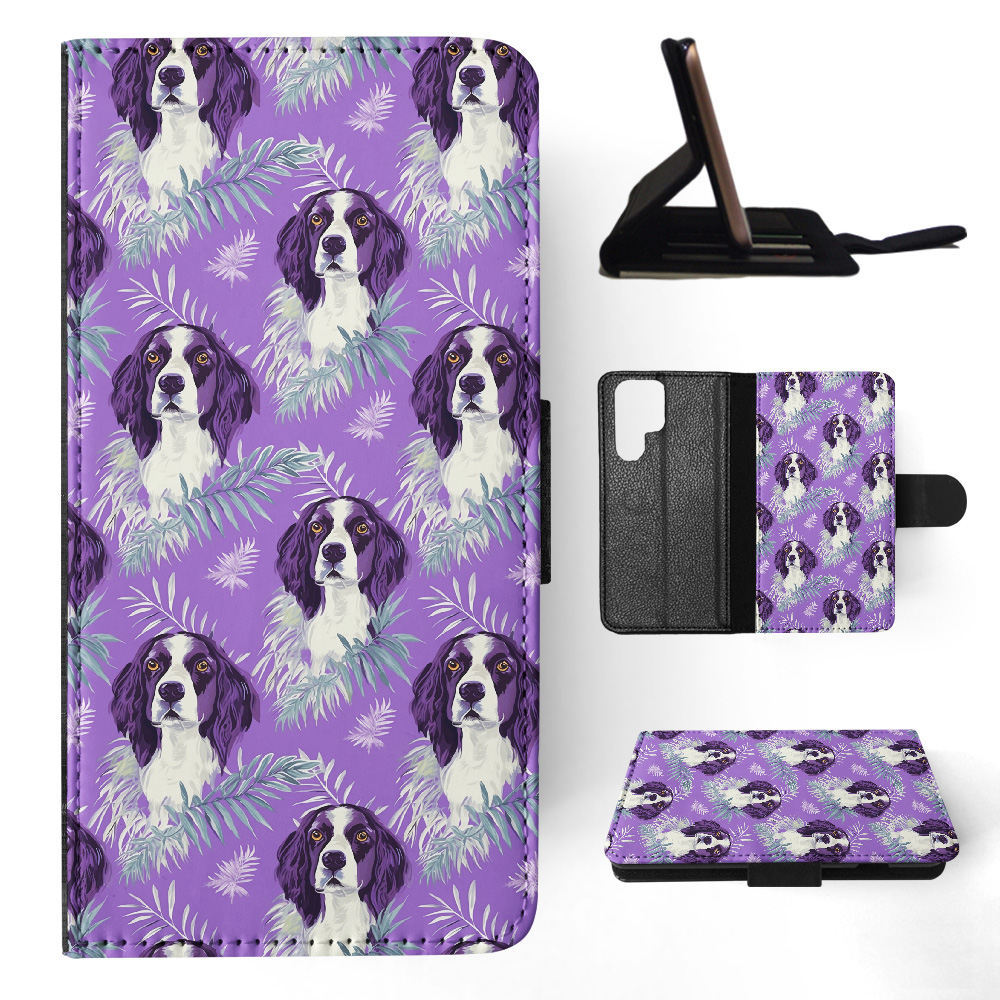 FUNDA ABATIBLE PARA SAMSUNG GALAXY|SPRINGER SPANIEL INGLÉS PATRÓN PERRO CACHORRO #A2 - Imagen 9 de 36