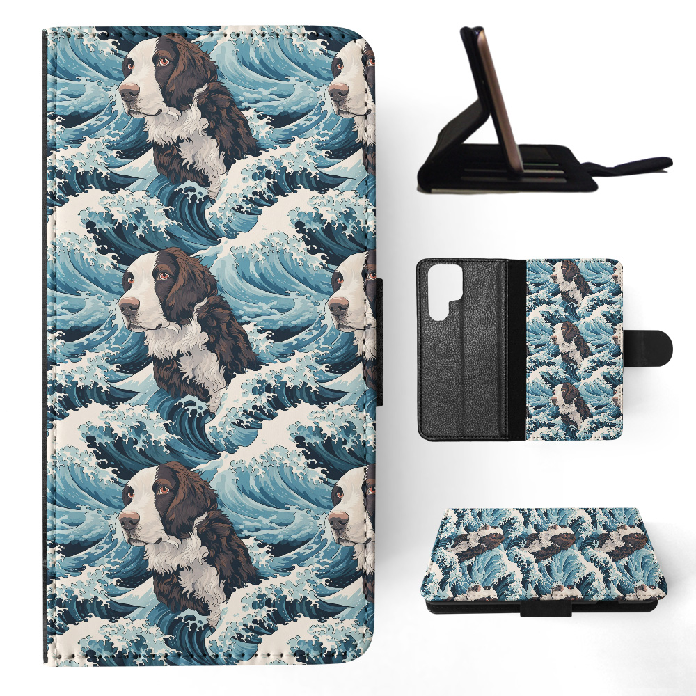 FUNDA ABATIBLE PARA SAMSUNG GALAXY|SPRINGER SPANIEL INGLÉS PATRÓN PERRO CACHORRO #A2 - Imagen 23 de 36