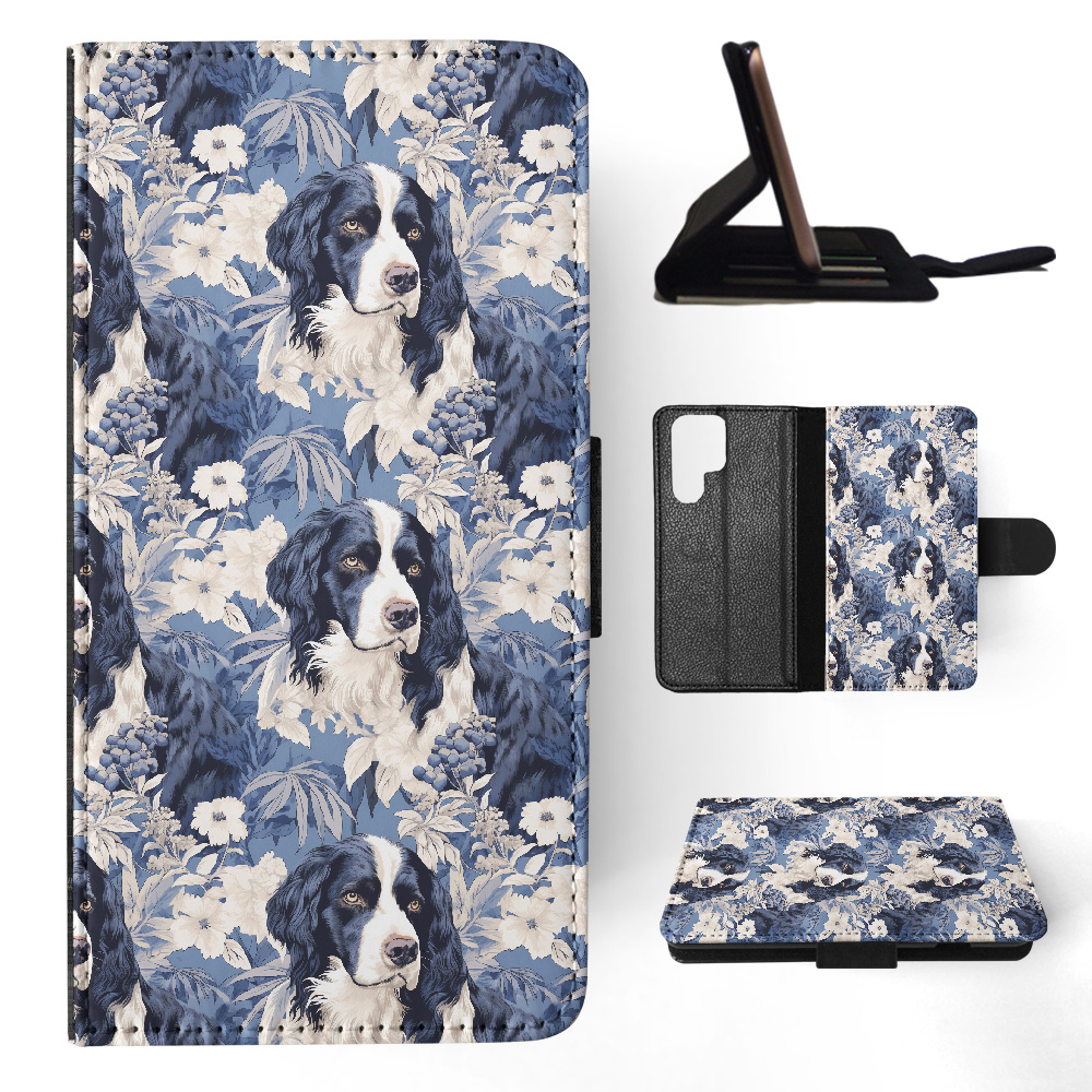FUNDA ABATIBLE PARA SAMSUNG GALAXY|SPRINGER SPANIEL INGLÉS PATRÓN PERRO CACHORRO #A2 - Imagen 30 de 36