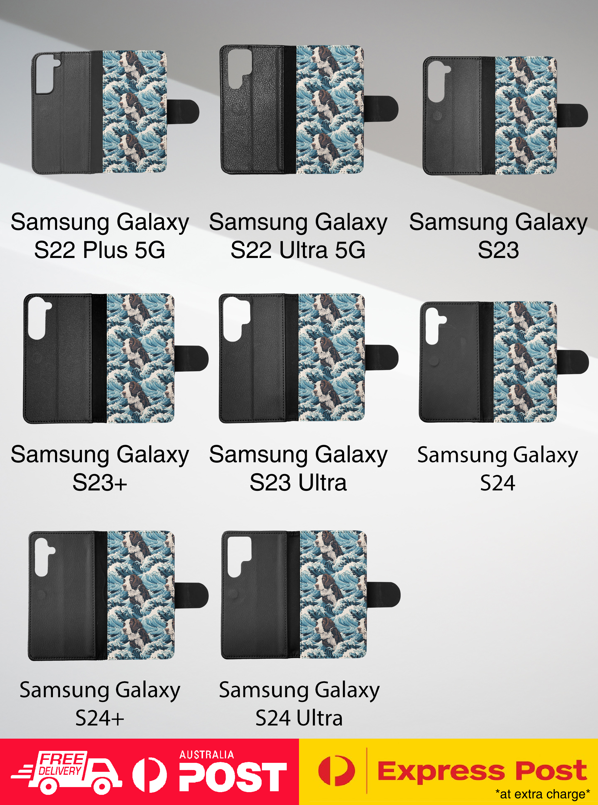 FUNDA ABATIBLE PARA SAMSUNG GALAXY|SPRINGER SPANIEL INGLÉS PATRÓN PERRO CACHORRO #A2 - Imagen 29 de 36