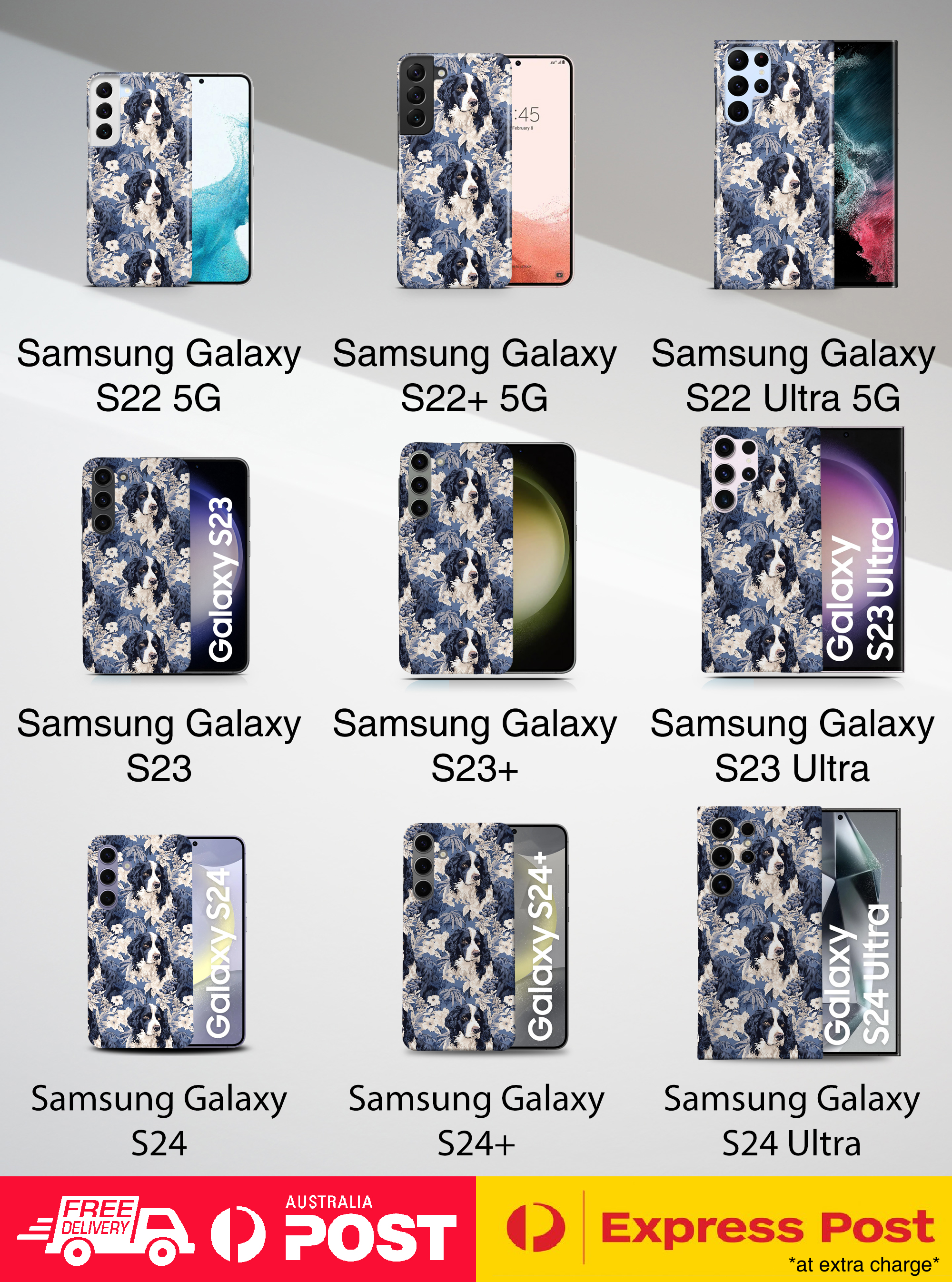 CASE COVER FOR SAMSUNG GALAXY|ENGLISH SPRINGER SPANIEL PUPPY DOG PATTERN #A2 - Picture 20 of 20