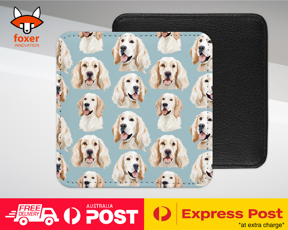 COASTER DRINKING PLACEMAT MAT|CUTE CLUMBER SPANIEL PUPPY DOG CANINE PATTERN #A2 - Picture 14 of 41