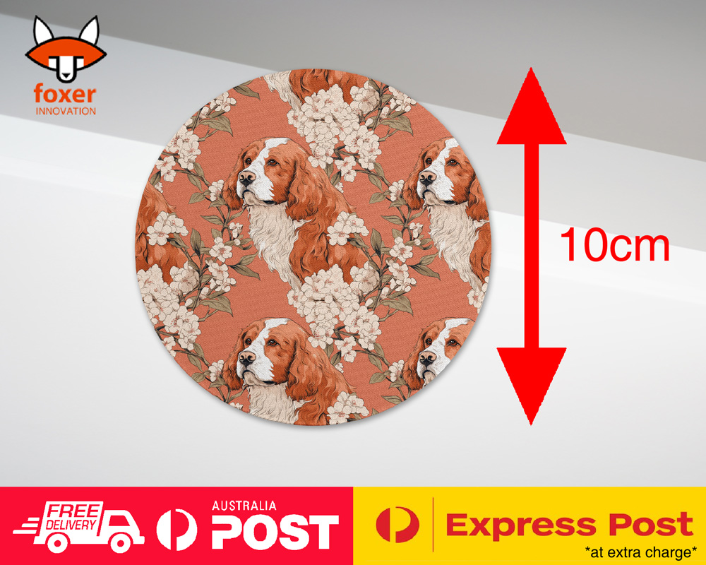 COASTER DRINKING PLACEMAT MAT|CUTE CLUMBER SPANIEL PUPPY DOG CANINE PATTERN #A2 - Picture 37 of 41