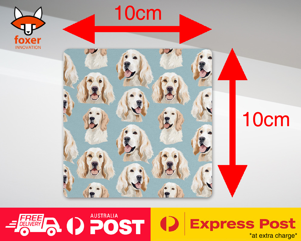 COASTER DRINKING PLACEMAT MAT|CUTE CLUMBER SPANIEL PUPPY DOG CANINE PATTERN #A2 - Picture 12 of 41