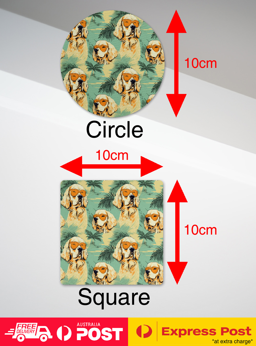 COASTER DRINKING PLACEMAT MAT|CUTE CLUMBER SPANIEL PUPPY DOG CANINE PATTERN #A2 - Picture 3 of 41