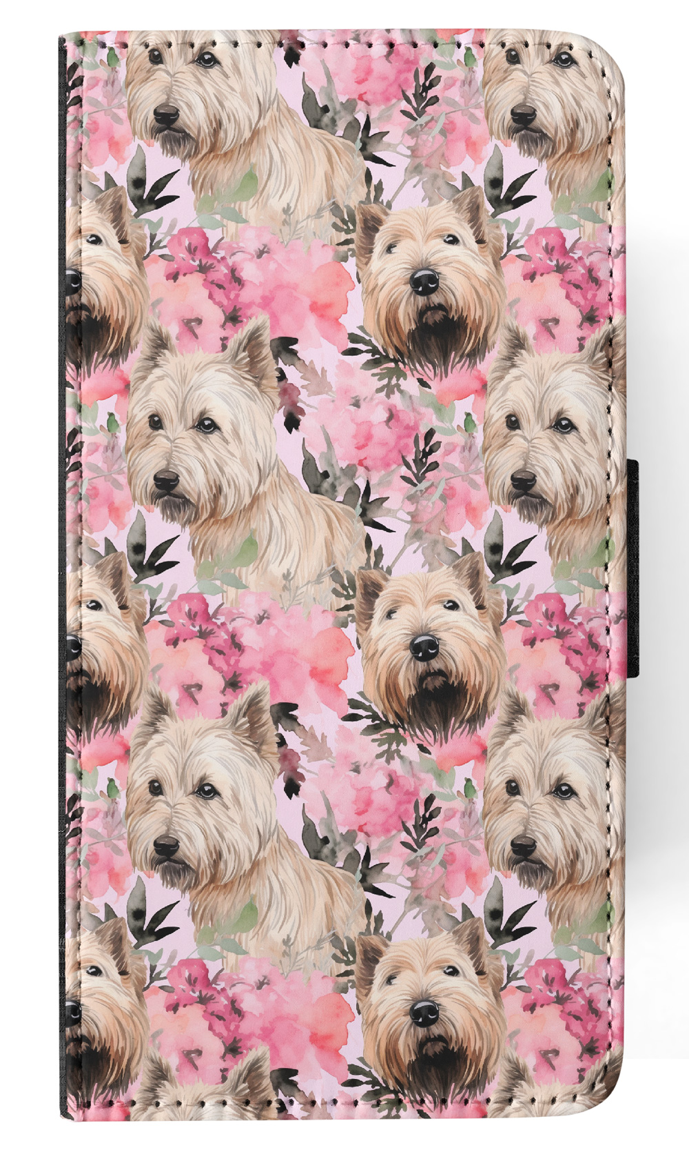FLIP CASE FOR SAMSUNG GALAXY|CUTE GlenImaalTerrier PUPPY DOG PATTERN #A1 - Picture 3 of 36
