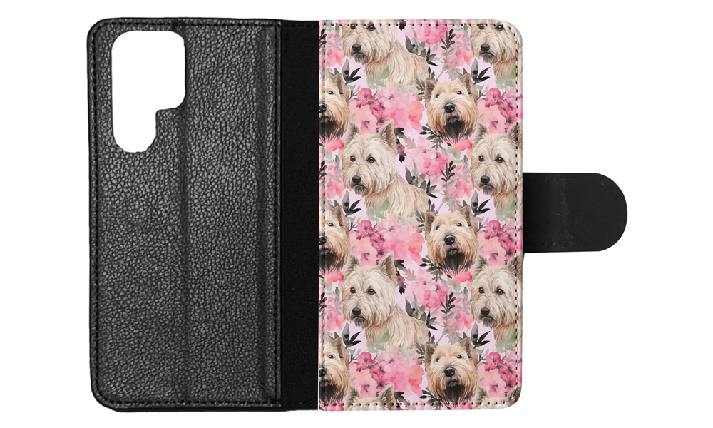 FLIP CASE FOR SAMSUNG GALAXY|CUTE GlenImaalTerrier PUPPY DOG PATTERN #A1 - Picture 5 of 36