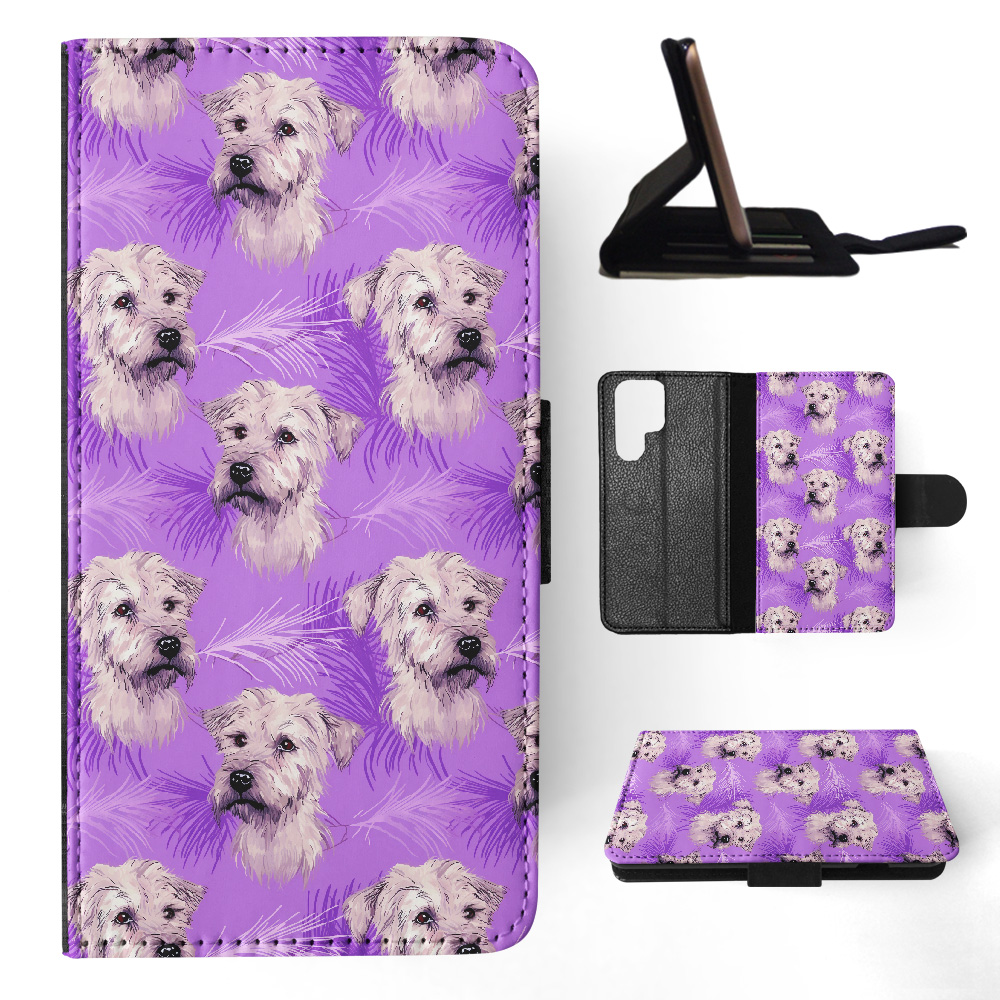 FLIP CASE FOR SAMSUNG GALAXY|CUTE GlenImaalTerrier PUPPY DOG PATTERN #A1 - Picture 16 of 36