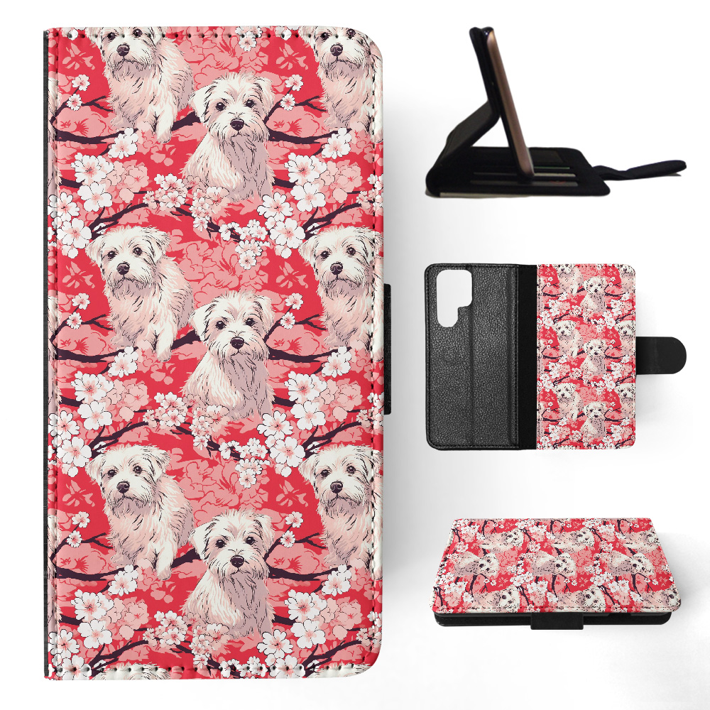 FLIP CASE FOR SAMSUNG GALAXY|CUTE GlenImaalTerrier PUPPY DOG PATTERN #A1 - Picture 23 of 36