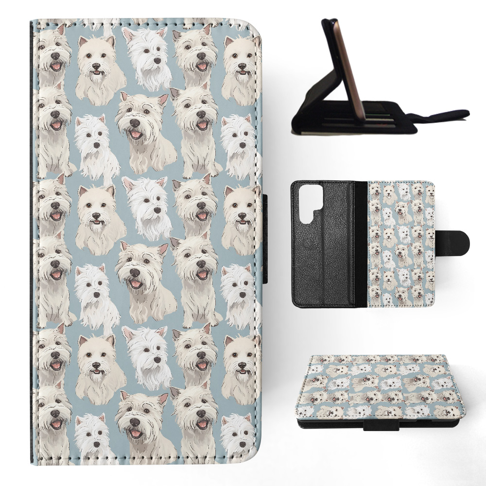 FLIP CASE FOR SAMSUNG GALAXY|CUTE GlenImaalTerrier PUPPY DOG PATTERN #A1 - Picture 30 of 36