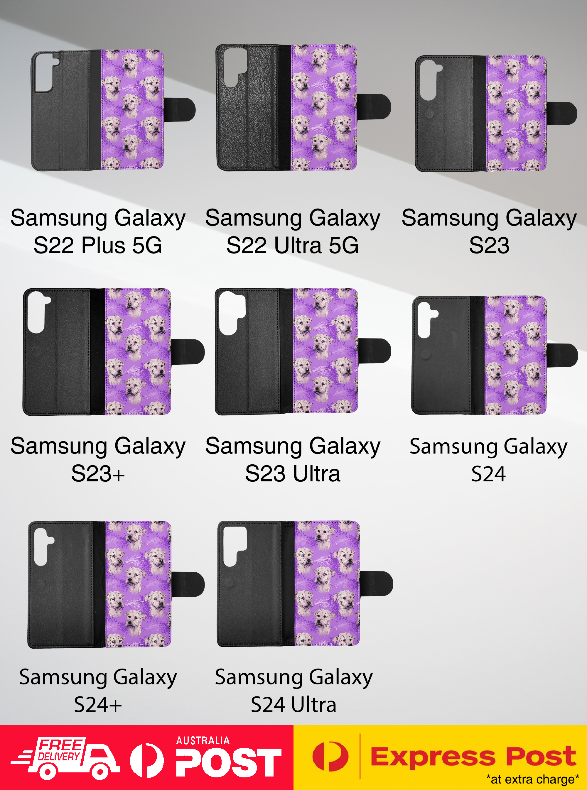 FLIP CASE FOR SAMSUNG GALAXY|CUTE GlenImaalTerrier PUPPY DOG PATTERN #A1 - Picture 22 of 36