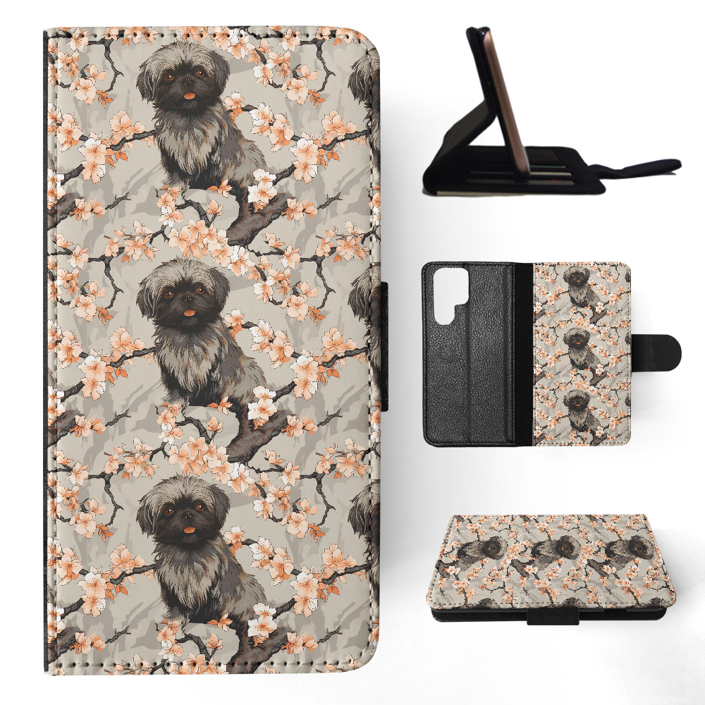 FUNDA ABATIBLE PARA SAMSUNG GALAXY|LINDA AFFENPINSCHER CACHORRO PERRO PATRÓN CANINO #A1 - Imagen 2 de 36