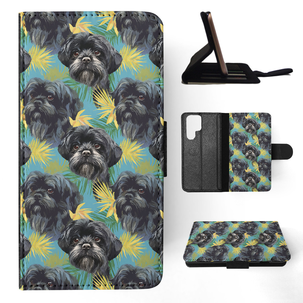 FUNDA ABATIBLE PARA SAMSUNG GALAXY|LINDA AFFENPINSCHER CACHORRO PERRO PATRÓN CANINO #A1 - Imagen 16 de 36