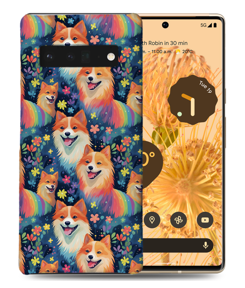 CASE COVER FOR GOOGLE PIXEL|CUTE FINNISH SPITZ PUPPY DOG CANINE PATTERN #A2 - Picture 2 of 16